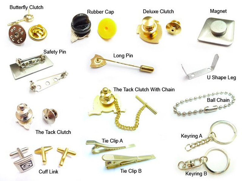 Custom Pins 101: Types of Pin Backs and Attachments